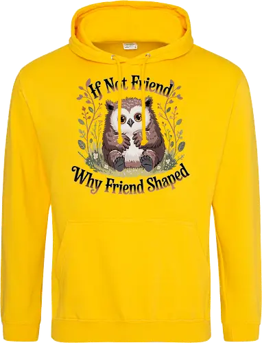 Owlbear lover - Pen and paper, owlbear, dungeon master, pathfinder rpg, tabletop rpg, vecna, ravenloft, druid class, D&D, warlock, monster manual, if not friend, cute monster, animal companion, ranger - Standard Hoodie