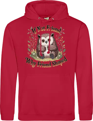 Owlbear lover - Pen and paper, owlbear, dungeon master, pathfinder rpg, tabletop rpg, vecna, ravenloft, druid class, D&D, warlock, monster manual, if not friend, cute monster, animal companion, ranger - Standard Hoodie