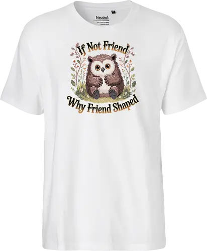 Owlbear lover - Pen and paper, owlbear, dungeon master, pathfinder rpg, tabletop rpg, vecna, ravenloft, druid class, D&D, warlock, monster manual, if not friend, cute monster, animal companion, ranger - Fairtrade T-Shirt
