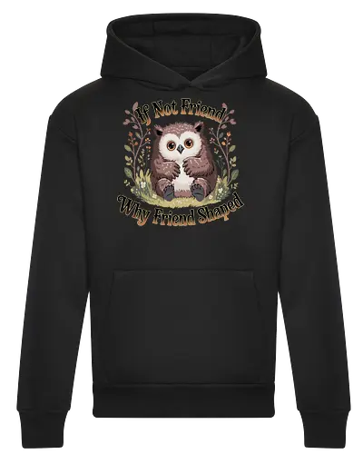 Owlbear lover - Pen and paper, owlbear, dungeon master, pathfinder rpg, tabletop rpg, vecna, ravenloft, druid class, D&D, warlock, monster manual, if not friend, cute monster, animal companion, ranger - Heavyweight Hoodie