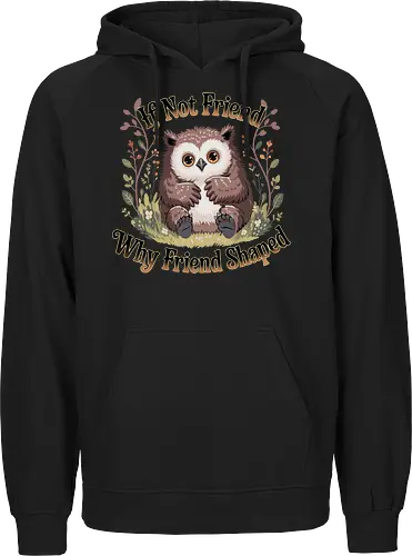 Owlbear lover - Pen and paper, owlbear, dungeon master, pathfinder rpg, tabletop rpg, vecna, ravenloft, druid class, D&D, warlock, monster manual, if not friend, cute monster, animal companion, ranger - Fairtrade Hoodie