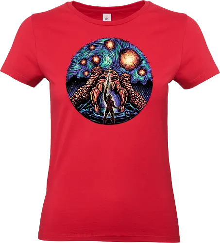 A Starry Universe - Comic, comic book, character, movie, animated, animation, superhero, universe - Standard T-Shirt (Frauen)
