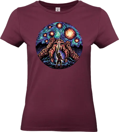 A Starry Universe - Comic, comic book, character, movie, animated, animation, superhero, universe - Standard T-Shirt (Frauen)