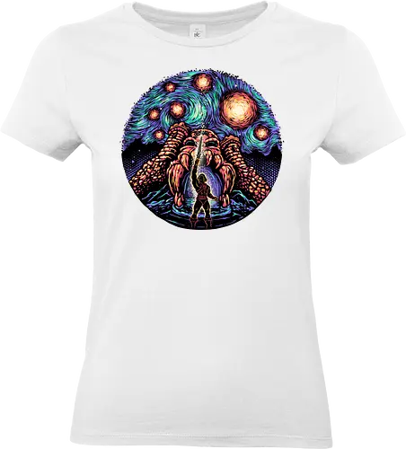 A Starry Universe - Comic, comic book, character, movie, animated, animation, superhero, universe - Standard T-Shirt (Frauen)