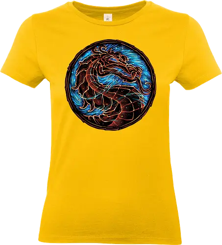A Starry Dragon - Movie, TV series, video games, fighting, gaming, gamer, dragon - Standard T-Shirt (Frauen)