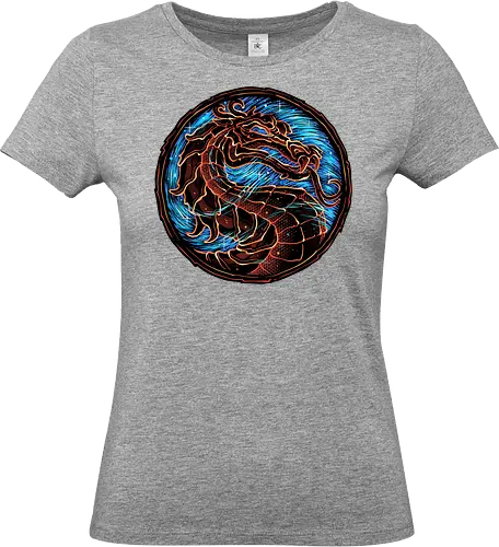 A Starry Dragon - Movie, TV series, video games, fighting, gaming, gamer, dragon - Standard T-Shirt (Frauen)