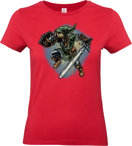 Destiny of the Chosen One - Hero, gaming, gamer, videogames, legend, games, Japanese, adventure - Standard T-Shirt (Frauen)
