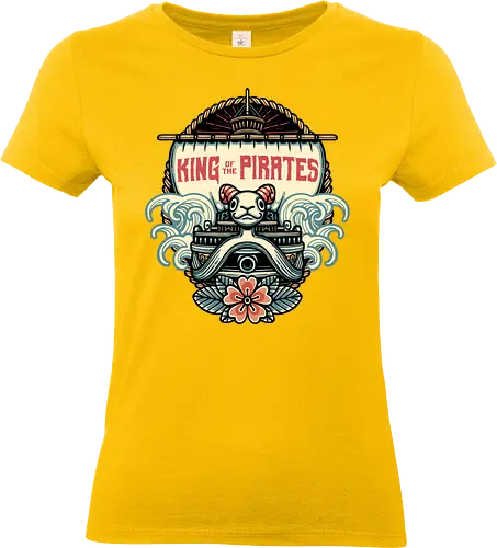 King of the Pirates Insignia - Anime, Manga, Japanese, TV series, pirate, TV show, animation - Standard T-Shirt (Frauen)