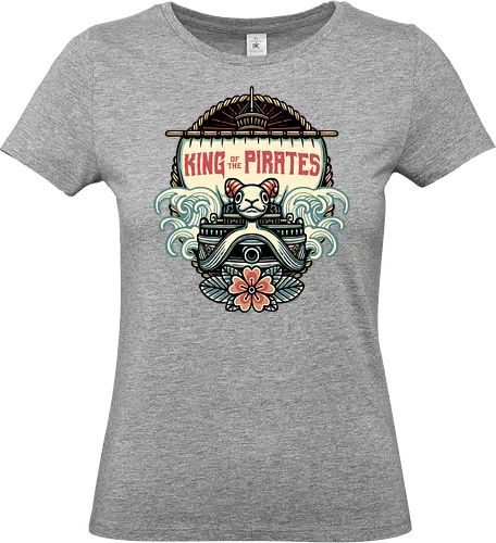 King of the Pirates Insignia - Anime, Manga, Japanese, TV series, pirate, TV show, animation - Standard T-Shirt (Frauen)
