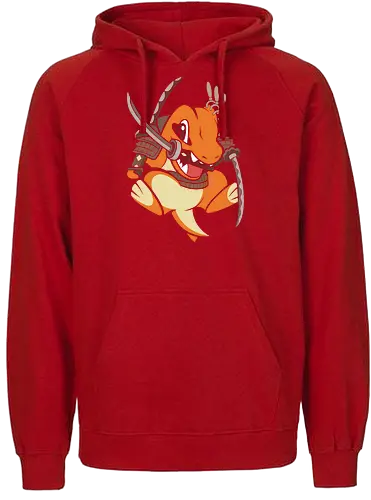 Samurai Starter - samurai charmander shirt, japanese warrior lizard tee, anime samurai mashup, fire lizard graphic t-shirt, katana wielding monster, shogun pocket monster apparel, cute samurai anime design, japanese armor lizard shirt, minimalist anime streetwear, fire type warrior top, funny samurai pet gift, bushido anime clothing, orange lizard swordsman, traditional japanese anime art, monster trainer gift, martial arts anime shirt, ronin fire creature, unique anime fan merch, heroic lizard graphic - Fairtrade Hoodie