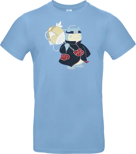 Relax Akatsuki - snorlax akatsuki shirt, shinobi snorlax t-shirt, anime mashup graphic tee, red cloud ninja cloak, sleeping pokemon ninja, akatsuki snorlax apparel, hidden mist headband shirt, samehada sword graphic, funny anime crossover top, minimalist anime streetwear, pocket monster ninja art, japanese pop culture clothing, otaku gift ideas, snorlax fan merchandise, ninja organization t-shirt, epic anime power up shirt, blue and navy anime design, gamer lifestyle apparel, legendary shinobi t-shirt - Standard T-Shirt