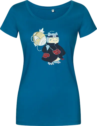Relax Akatsuki - snorlax akatsuki shirt, shinobi snorlax t-shirt, anime mashup graphic tee, red cloud ninja cloak, sleeping pokemon ninja, akatsuki snorlax apparel, hidden mist headband shirt, samehada sword graphic, funny anime crossover top, minimalist anime streetwear, pocket monster ninja art, japanese pop culture clothing, otaku gift ideas, snorlax fan merchandise, ninja organization t-shirt, epic anime power up shirt, blue and navy anime design, gamer lifestyle apparel, legendary shinobi t-shirt - Damen T-Shirt