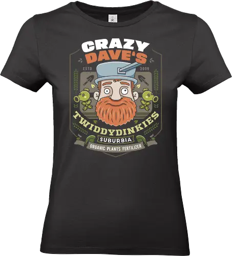 Crazy Dave Fertilizer Vintage - plants vs zombies, garden warfare, pvz, peashooter, sunflower, potato mine, frijol, video game, gaming, gamer, zombie, crazy dave, neighborville, super brainz, dr zomboss - Standard T-Shirt (Frauen)