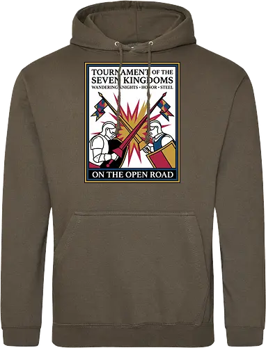 Retro Knight Duel Graphic