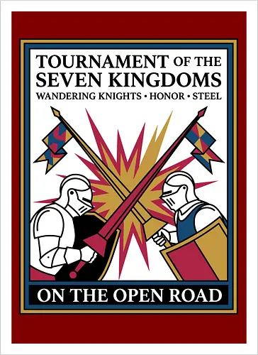 Retro Knight Duel Graphic