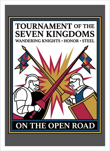 Retro Knight Duel Graphic