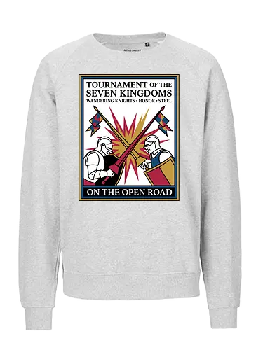 Retro Knight Duel Graphic - Fairtrade Sweatshirt