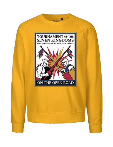Retro Knight Duel Graphic - Fairtrade Sweatshirt