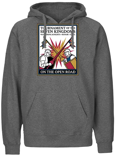 Retro Knight Duel Graphic - Fairtrade Hoodie