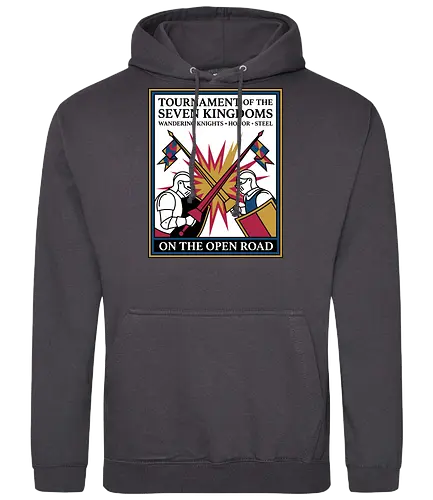 Retro Knight Duel Graphic - Standard Hoodie