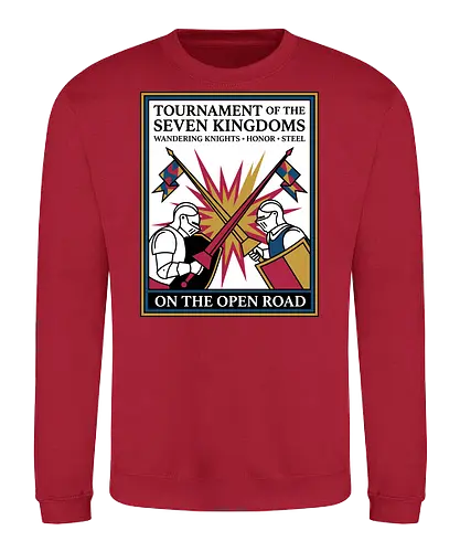 Retro Knight Duel Graphic - Sweatshirt