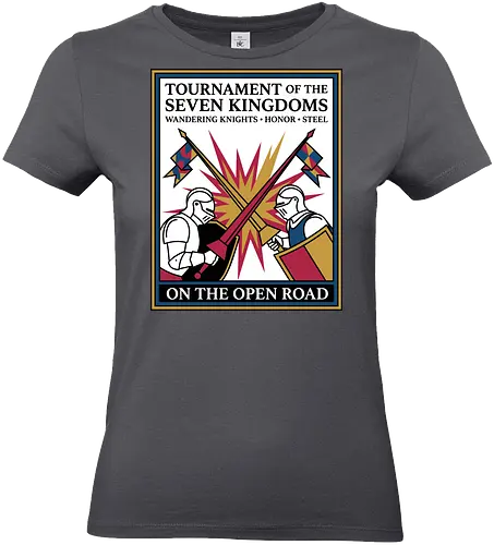 Retro Knight Duel Graphic - Standard T-Shirt (Frauen)