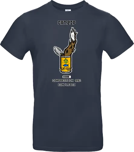 Lustige Geek-Katze für Food- und Computer-Nerds