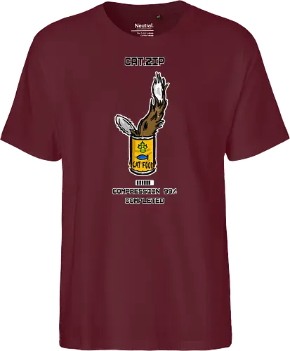 Lustige Geek-Katze für Food- und Computer-Nerds