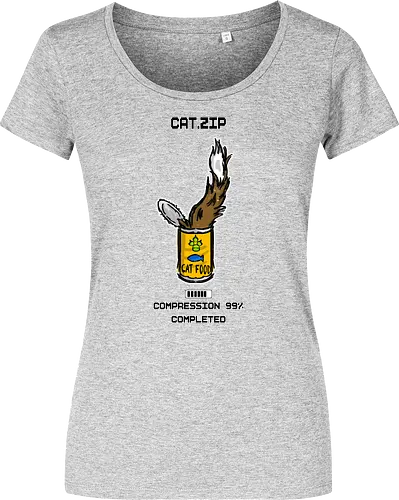 Lustige Geek-Katze für Food- und Computer-Nerds