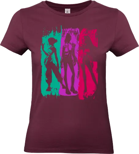 Demon hunter brushstrokes - anime, manga, japan, japanese art, demon hunters, k pop demon hunters, derpy, saja boys - Standard T-Shirt (Frauen)