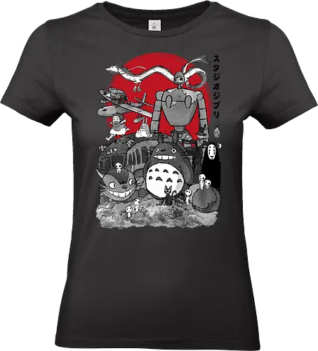The fantastic world of Hayao - anime, manga, japan, japanese art - Standard T-Shirt (Frauen)