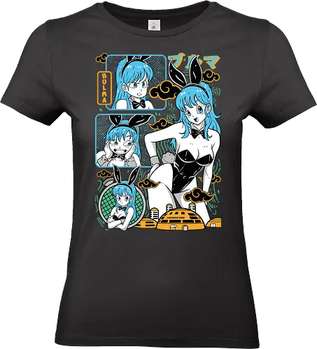 Bulma - Dragon, bulma, bulma briefs, anime girl, classic anime, manga anime, japanese anime, anime art, otaku style - Standard T-Shirt (Frauen)