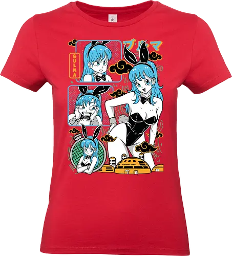 Bulma - Dragon, bulma, bulma briefs, anime girl, classic anime, manga anime, japanese anime, anime art, otaku style - Standard T-Shirt (Frauen)