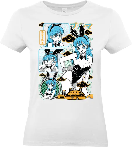 Bulma - Dragon, bulma, bulma briefs, anime girl, classic anime, manga anime, japanese anime, anime art, otaku style - Standard T-Shirt (Frauen)