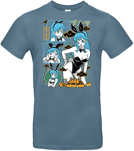 Bulma - Dragon, bulma, bulma briefs, anime girl, classic anime, manga anime, japanese anime, anime art, otaku style - Standard T-Shirt
