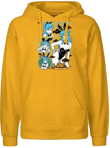 Bulma - Dragon, bulma, bulma briefs, anime girl, classic anime, manga anime, japanese anime, anime art, otaku style - Fairtrade Hoodie