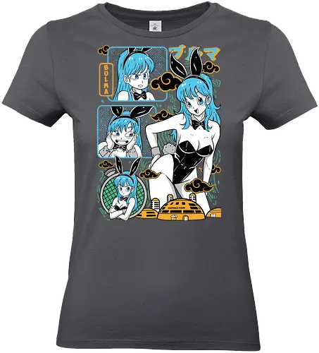 Bulma - Dragon, bulma, bulma briefs, anime girl, classic anime, manga anime, japanese anime, anime art, otaku style - Standard T-Shirt (Frauen)