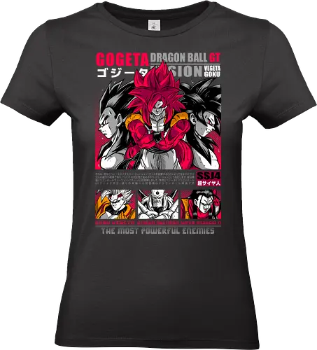 Gogeta ssj4 - dragon ball gt, gogeta ssj4, super saiyan 4, anime fusion, shonen anime, manga anime, japanese anime, anime art, otaku style - Standard T-Shirt (Frauen)