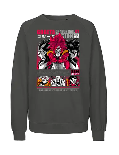 Gogeta ssj4 - dragon ball gt, gogeta ssj4, super saiyan 4, anime fusion, shonen anime, manga anime, japanese anime, anime art, otaku style - Fairtrade Sweatshirt