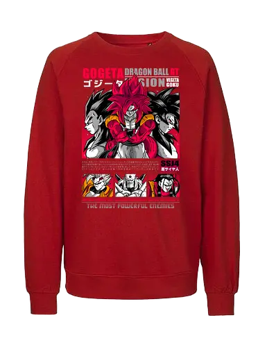 Gogeta ssj4 - dragon ball gt, gogeta ssj4, super saiyan 4, anime fusion, shonen anime, manga anime, japanese anime, anime art, otaku style - Fairtrade Sweatshirt