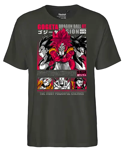 Gogeta ssj4 - dragon ball gt, gogeta ssj4, super saiyan 4, anime fusion, shonen anime, manga anime, japanese anime, anime art, otaku style - Fairtrade T-Shirt