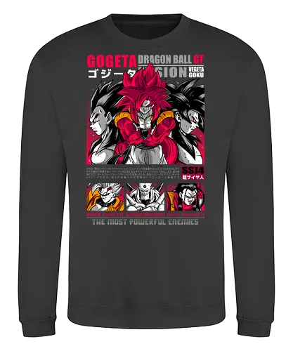 Gogeta ssj4 - dragon ball gt, gogeta ssj4, super saiyan 4, anime fusion, shonen anime, manga anime, japanese anime, anime art, otaku style - Sweatshirt