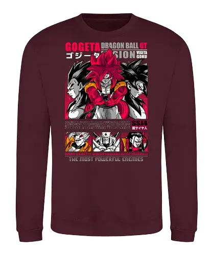 Gogeta ssj4 - dragon ball gt, gogeta ssj4, super saiyan 4, anime fusion, shonen anime, manga anime, japanese anime, anime art, otaku style - Sweatshirt