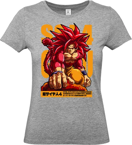 Goku ssj4 - dragon ball gt, goku ssj4, super saiyan 4, anime character, shonen anime, manga anime, japanese anime, anime art, otaku style - Standard T-Shirt (Frauen)