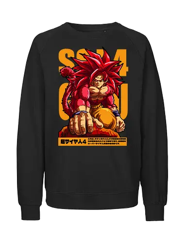 Goku ssj4 - dragon ball gt, goku ssj4, super saiyan 4, anime character, shonen anime, manga anime, japanese anime, anime art, otaku style - Fairtrade Sweatshirt
