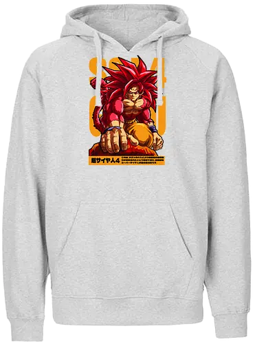 Goku ssj4 - dragon ball gt, goku ssj4, super saiyan 4, anime character, shonen anime, manga anime, japanese anime, anime art, otaku style - Fairtrade Hoodie