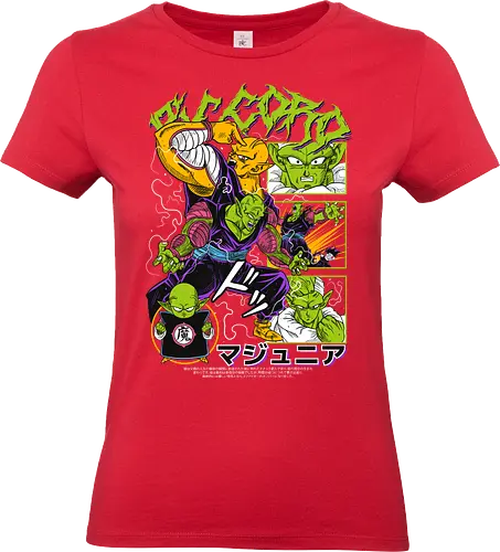 Piccoro - dragon ball z, piccolo, namekian warrior, anime character, shonen anime, manga anime, japanese anime, anime art, otaku style - Standard T-Shirt (Frauen)