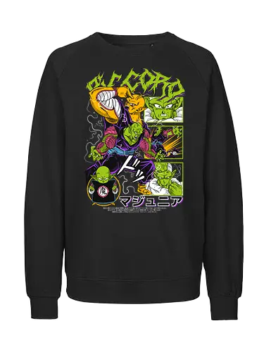 Piccoro - dragon ball z, piccolo, namekian warrior, anime character, shonen anime, manga anime, japanese anime, anime art, otaku style - Fairtrade Sweatshirt