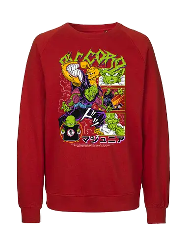 Piccoro - dragon ball z, piccolo, namekian warrior, anime character, shonen anime, manga anime, japanese anime, anime art, otaku style - Fairtrade Sweatshirt