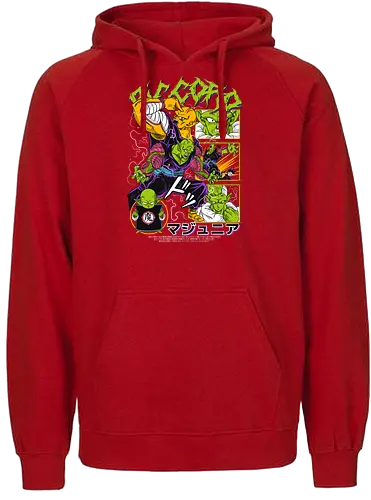 Piccoro - dragon ball z, piccolo, namekian warrior, anime character, shonen anime, manga anime, japanese anime, anime art, otaku style - Fairtrade Hoodie
